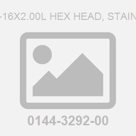 Screw .375-16X2.00L Hex Head, Stainless Steel